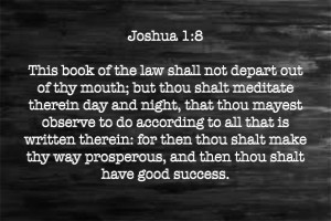 Joshua 1 8 WD4